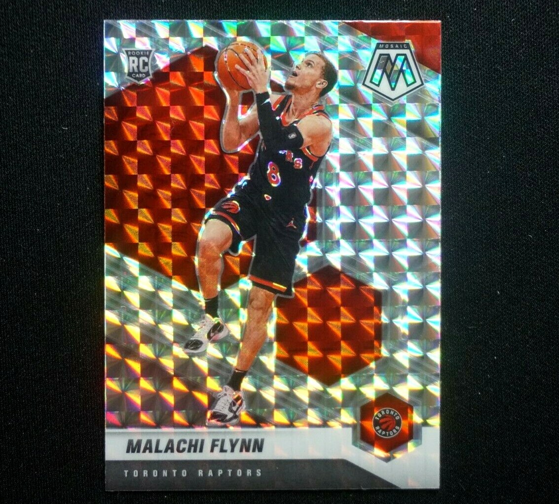 MALACHI FLYNN Rookie Silver SP 2020-21 Panini MOSAIC Silver Prizm #236 Raptors