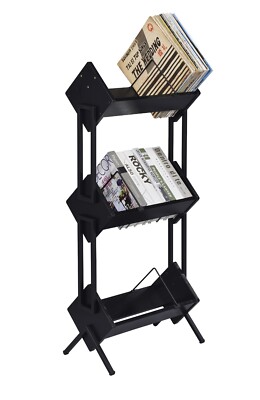 Musiea 3 Tier Vinyl Record Holder, LP Storage Shelf, Record