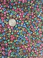 Shiny Matte Finish Multi Colors Czech Glass 6x4mm Mini Pony Crow Beads 500pc