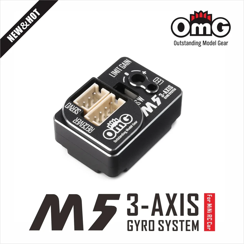 OMG 3-AXIS M5 Micro Gyroscope Gyro System for RC 1/27th 1/28 MINI-Z/Q Drift Car - Image 4 of 4