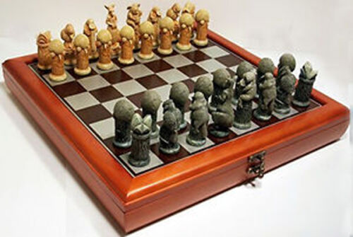 NEW Veronese Australian Chess Pieces with Timber Storage Board / Box 40cm - Picture 1 of 2