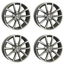 4 Autec Astana Winter Felgen 7,0x17 5x112 SILP für VW Caddy Passat Golf VI Tigua