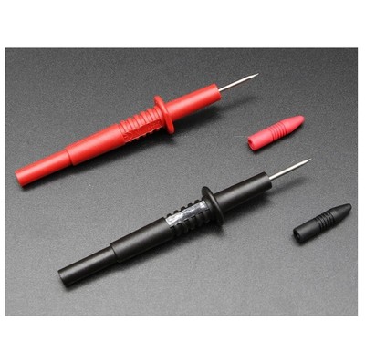 5x/50x/100x 4mm Test Probe Stainless Steel TIP 10A Black Red Blue Green Yellow