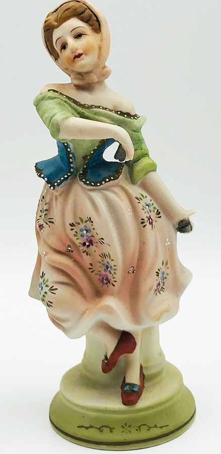 Pair of Vintage Ardalt Porcelain Figurines, Hand Painted, Japan