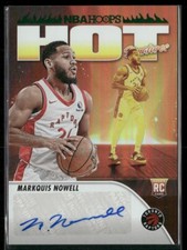 2023-24 NBA Hoops Hot Signatures Rookie Auto - Markquis Nowell - Raptors RC!