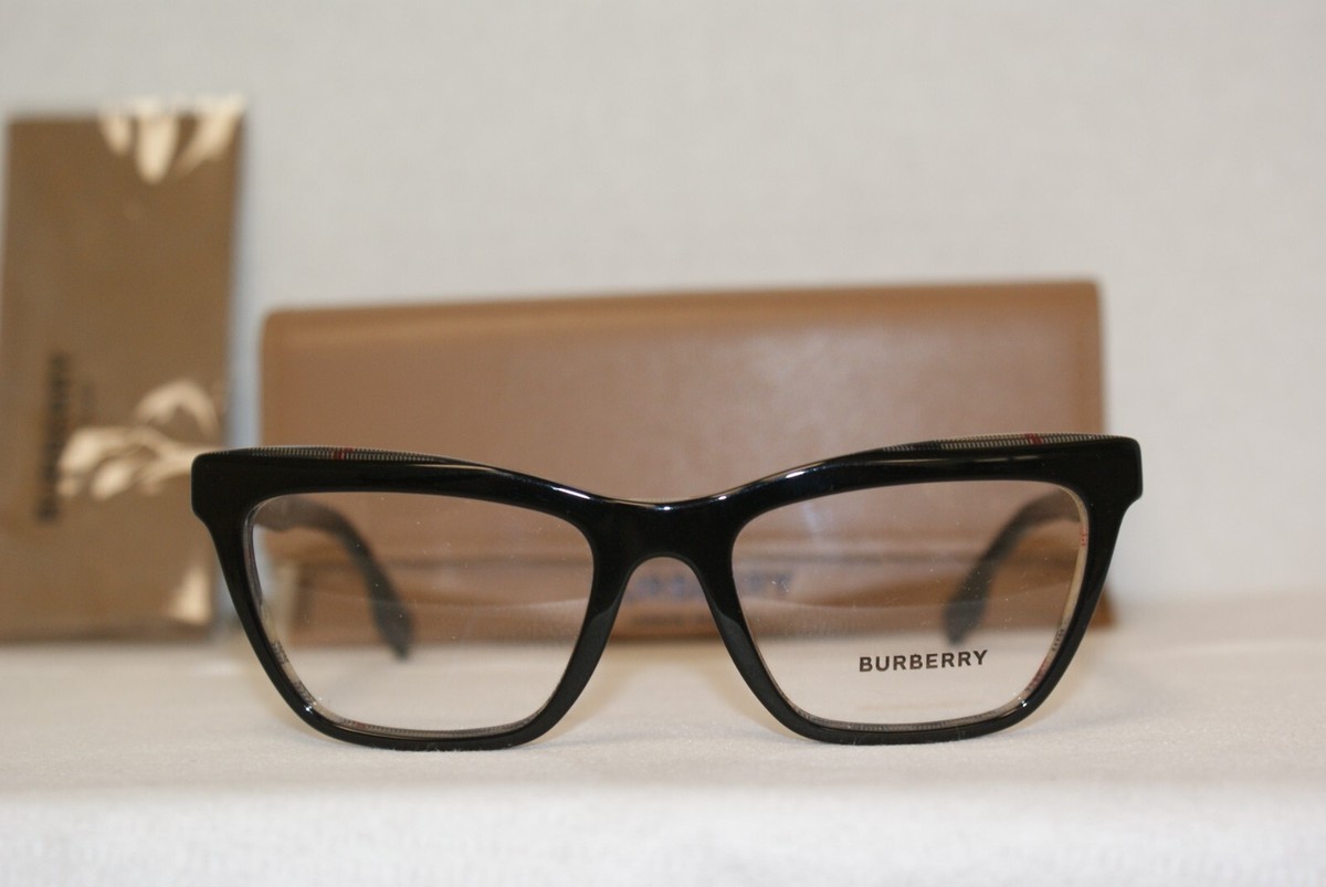 New Burberry Eyeglass 2309 Top Black On Vintage Check 3828  display picture 1