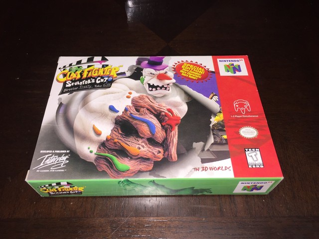 Nintendo 64 Box Only Clay Fighter: Sculptor's Cut Blockbuster Exclusive