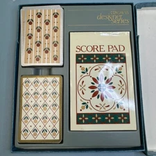 Vintage Congress Designer Series Playing Cards Double Deck USA Playing Card Co.