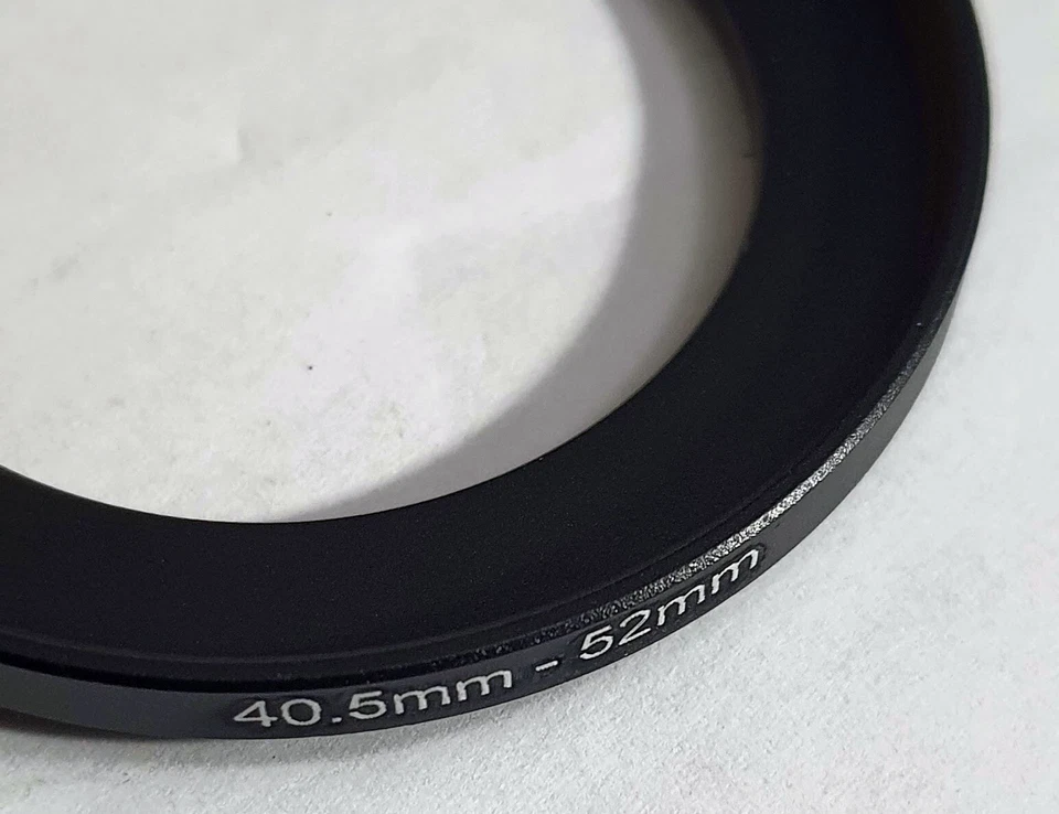 40.5-52mm Step-Up Lens Filter Metal Adapter Ring 40.5mm-52mm 40.5-52 E40.5mm-E52 - Image 2 of 4