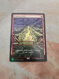 MTG 稲妻 マジックフェスト プロモ foil lightning bolt Amazon.com: Magic: The Gathering - Lightning Bolt - Foil