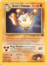Brock's Primeape 35/132 Uncommon Gym Challenge Pokemon Unlimited MP on eBay