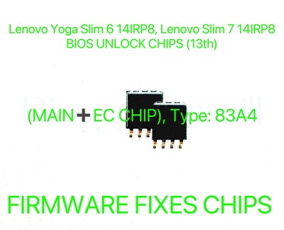 Lenovo Yoga Slim 6 14IRP8, Slim 7 14IRP8, ADMIN NO PASSWORD BIOS CHIP Type: 83A4