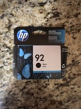 HP 92 Black Ink Cartridge C9362WN Black Genuine