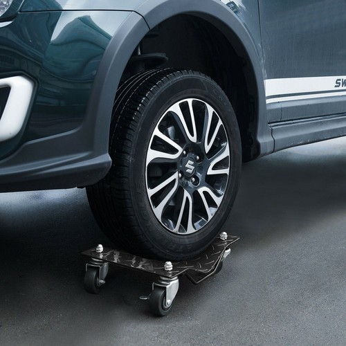6000LB Heavy Duty Car Dolly Set of 4 Roller Wheel Casters Vehicle Tire Skates - Picture 8 of 9