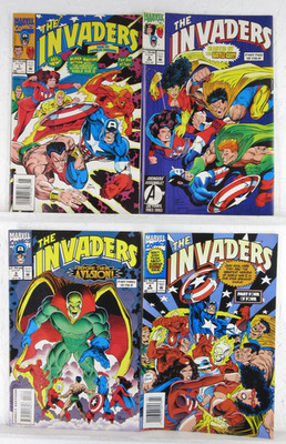 THE INVADERS #1-4 * Marvel Comics Lot * 1993 - 1 2 3 4 - Set