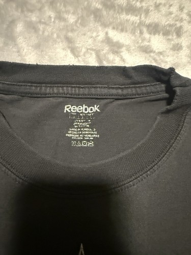 New Orleans Saints Reebok T-shirt Large Black Super Bowl XLIV NFL Brees - Picture 4 of 5