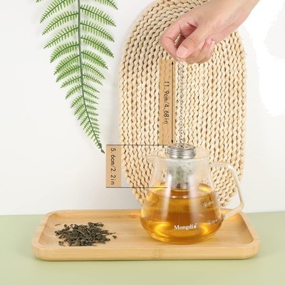 2-Pack Stainless Steel Tea Strainers - Effortless Brewing for Loose Leaf Teas