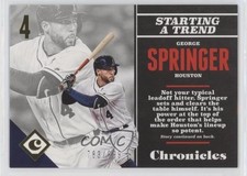 2017 Panini Chronicles Green 783/199 George Springer #9 0c6
