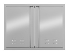 Outdoor Kitchen Doors Flush Mount BBQ Access Door with Recessed Handle and Vent