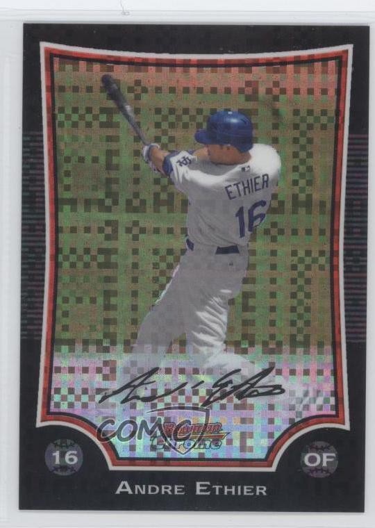 2009 Bowman Chrome X-Fractor 9/250 Andre Ethier #150 c7e