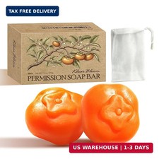 Persimmon Soap for Body Odor, 2 Bars x 105g