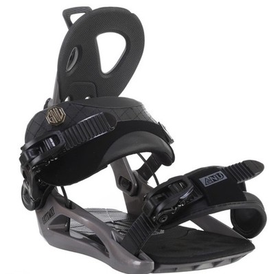 GNU Snowboard Bindings | GNU Gateway | Men's | Medium | US7-10 | Grey | NEW! 