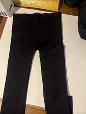 SPANX Look At Me Now Seamless Leggings Black Size XL
