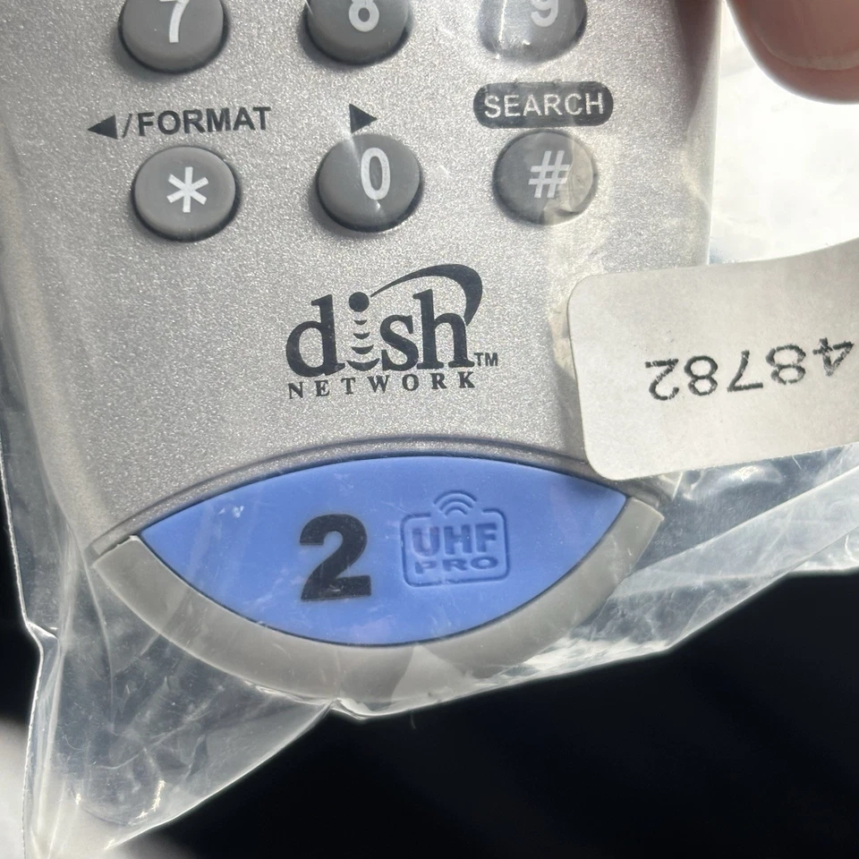 Dish Network Bell Express VU 6.4 Remote Control TV2 #2 IR/UHF PRO DKNFSK03 - Image 2 of 4
