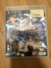 Dynasty Warriors Gundam 3 PS3 PlayStation, Complete with Manual