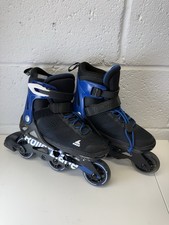High Performance Rollerblade Adjustable 5-8 Inline Skates Blue & Black