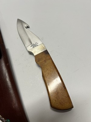 プノメーケスケラス　DD−786 Case XX 786 3.5 SS hunting knife with wooden handle and leather