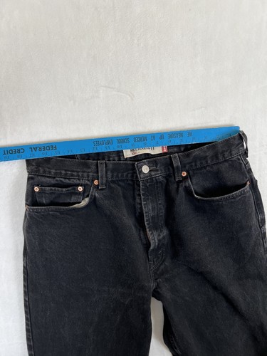Vintage Levi’s 550 Black Faded Jeans Size 36x32 Relaxed Fit - Picture 2 of 8