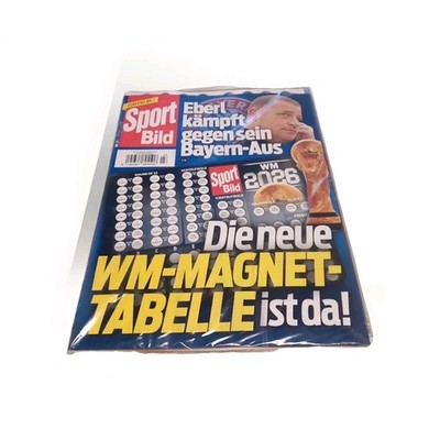 Sport Bild Nr. 23/26 Inkl. Magnet-Tabelle - NEU Zeitschrift Fußball 