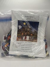 Charting Creations Beware Haunted Halloween Kit Cross Stitch HUGE
