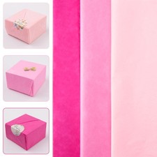 60 Sheets 20x14 Inch Bulk Gift Wrapping Tissue Paper 3 Pink Colors
