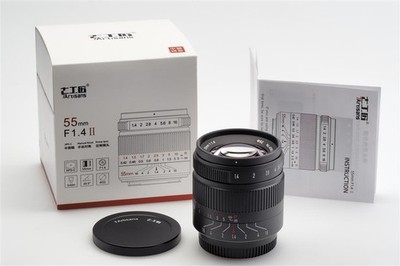 7artisans 1.4/55mm Black II f. Fuji X Mount