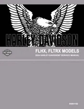 2024 FLHX FLTRX Harley Davidson Touring Models Service Manual