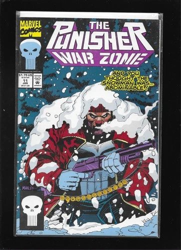 MARVEL COMICS THE PUNISHER WAR ZONE #11 JANUARY 1993 JOHN ROMITA JR VINTAGE