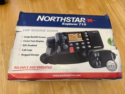 #ad #ad Northstar Explorer 710 US VHF Marine Radio Never Used But Has Age Wear $325.00