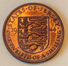 JERSEY 1946 1/12th of a SHILLING (extra-fine)