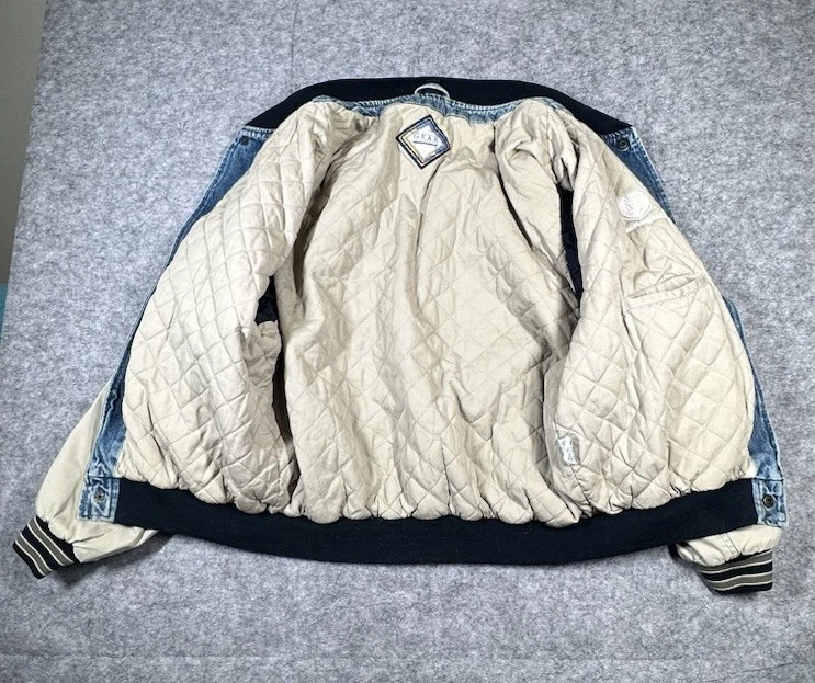 Vintage 90s Gear For Sports Dodge Ram Embroidered Size Large Bomber Jacket - Image 3 of 4