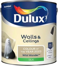 Dulux Walls/Ceilings Wild Wonder Silk Emulsion paint, 2.5L - Spring sale 50% off 8.60 per litre