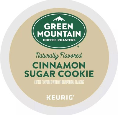 Green Mountain Cinnamon Sugar Cookie Coffee K Cup Pods - Pack of 70 Pods