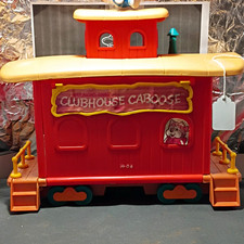 Get Along Gang Clubhouse Caboose Playset Red Caboose w/ Figure Accessories