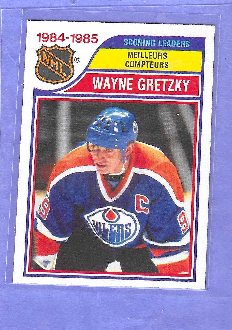 1985-86 O-Pee-Chee Wayne Gretzky HOF Edmonton Oilers #259 NM-MT