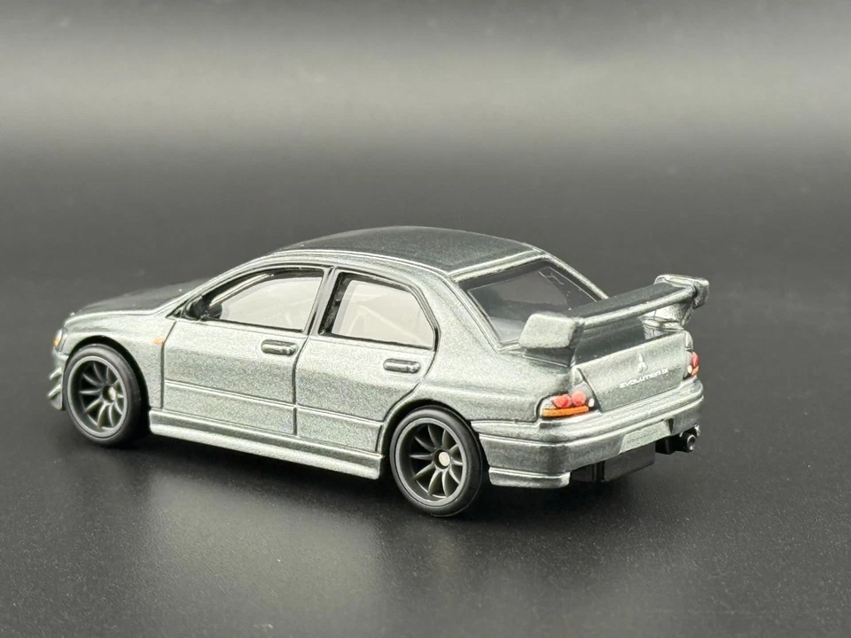 Hot Wheels Mitsubishi Lancer Evolution IX Gray Ronin Run 2 FPY86-961 M 1/64 - Image 4 of 4