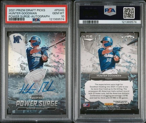 Hunter Goodman 2021 Panini Prizm Hunter Goodman Silver Prizm