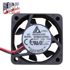 1PCS Delta Fan EFB0412VHA DC 12V 0.23A 4010 4cm 2 pin Cooling fan