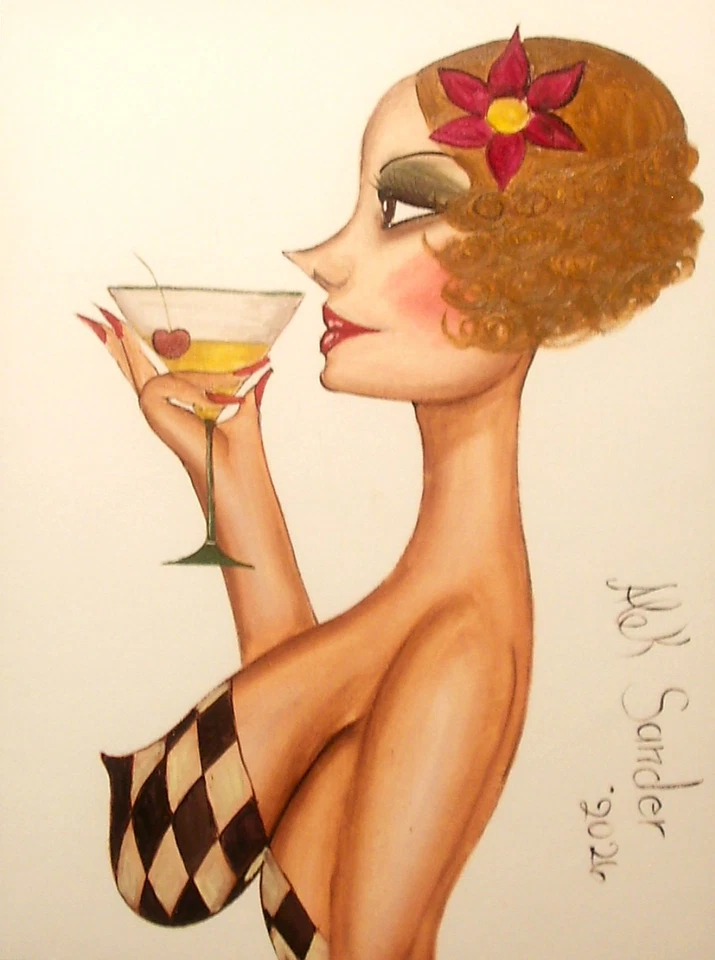 Manufaktur Alek Sander naive Madame Dior Goldene 20er Jahre Babylon Berlin - Bild 1 von 1