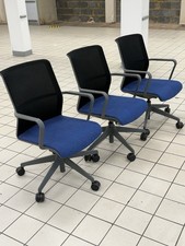 Grey & Blue Senator CR2 Office Operator Meeting Room chairs Rrp : £550